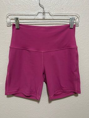 Lululemon Align High Rise Shorts 6” Size 6 Berry Pink Nulu Yoga Biker